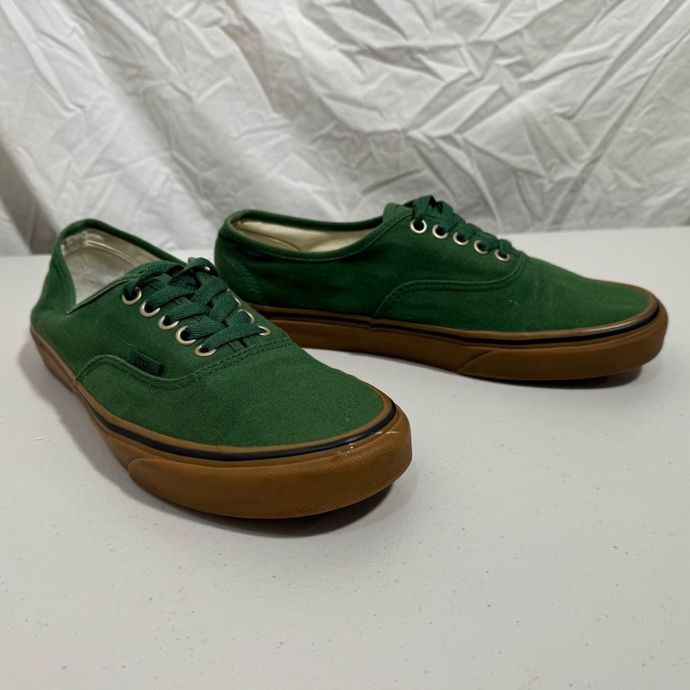 Vans Dark Green Old School Sneakers Unisex Men’s 8.5 Women’s 10 Skater Shoes